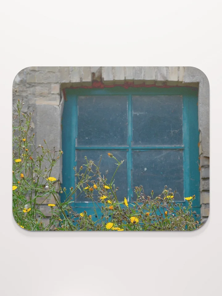 Mauspad - Vintage Fenster mit Wildblumen product image (2)