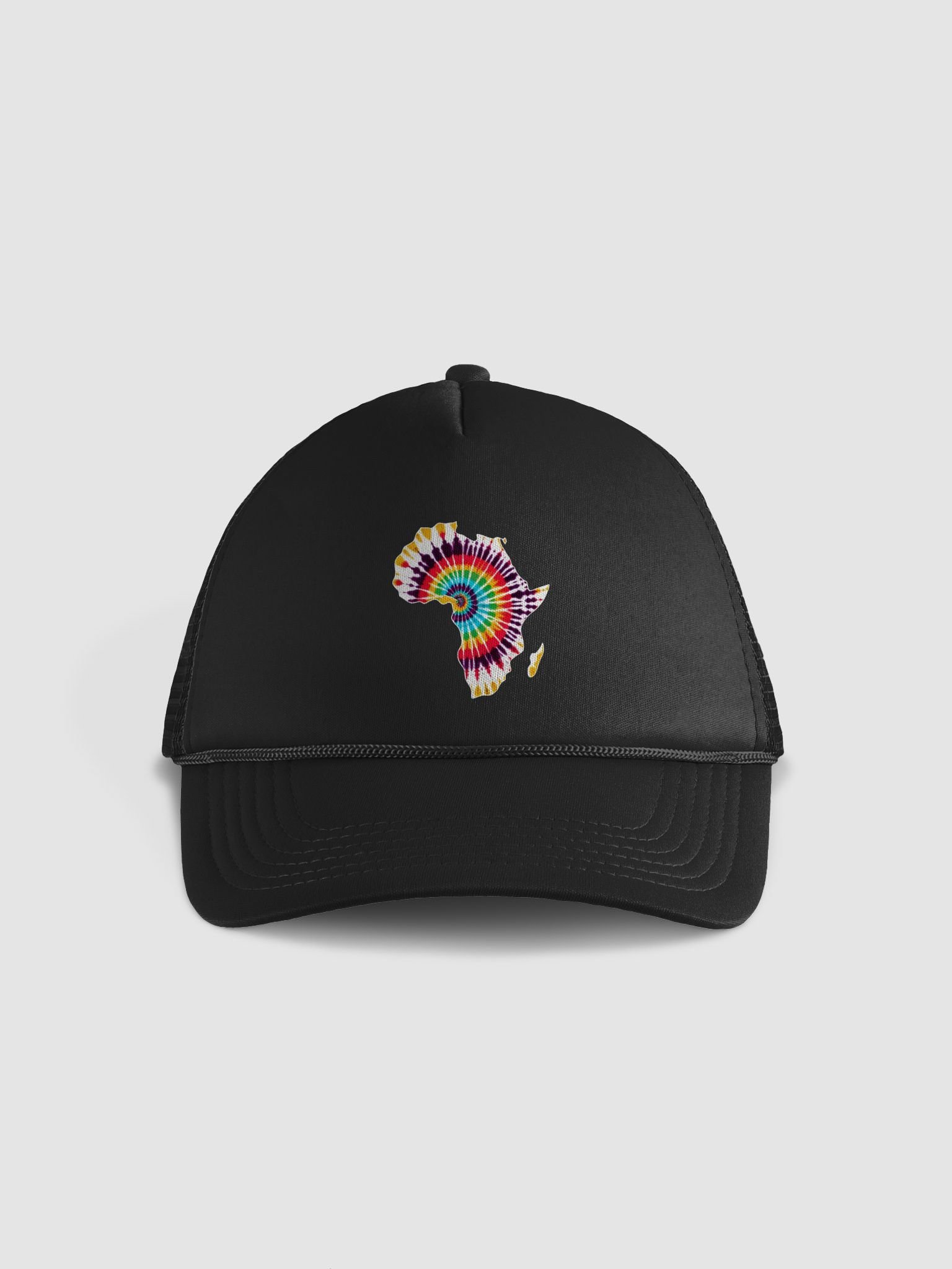 Map of Africa Tie and Dye Print Pattern Hat product image (1)