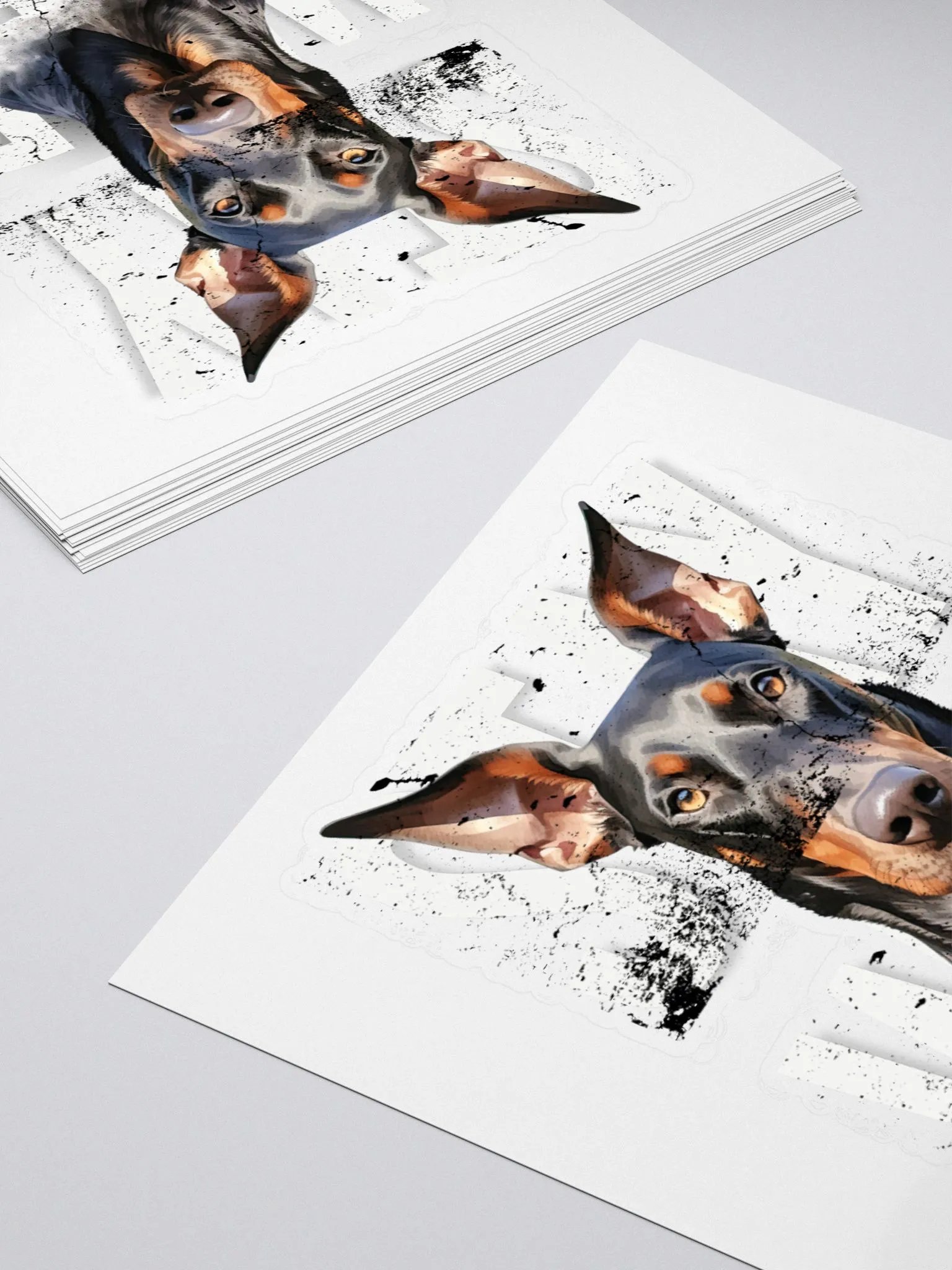 Stay Wild Doberman Kiss Cut Sticker product image (5)