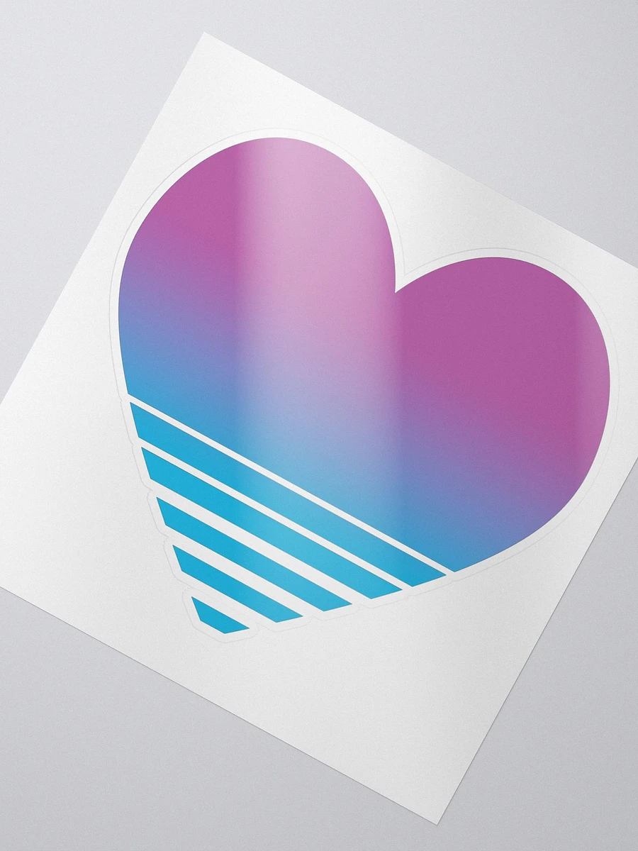 Vaporwave Heart Sticker product image (2)