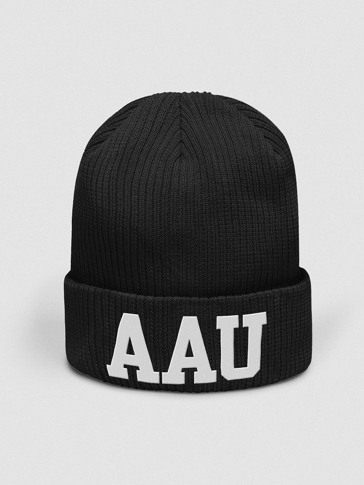 AAU Logo Organic Beanie product image (3)