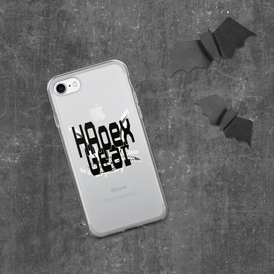 Black HApex Gear Black Logo - Clear - Case for iPhone® product image (6)