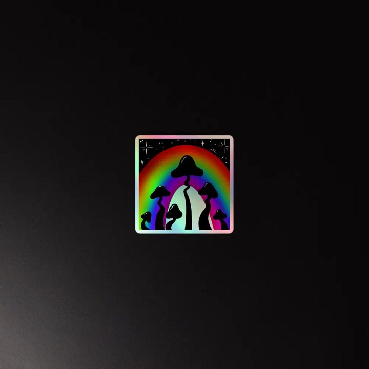 Rainbow Mushroom Sticker product image (4)