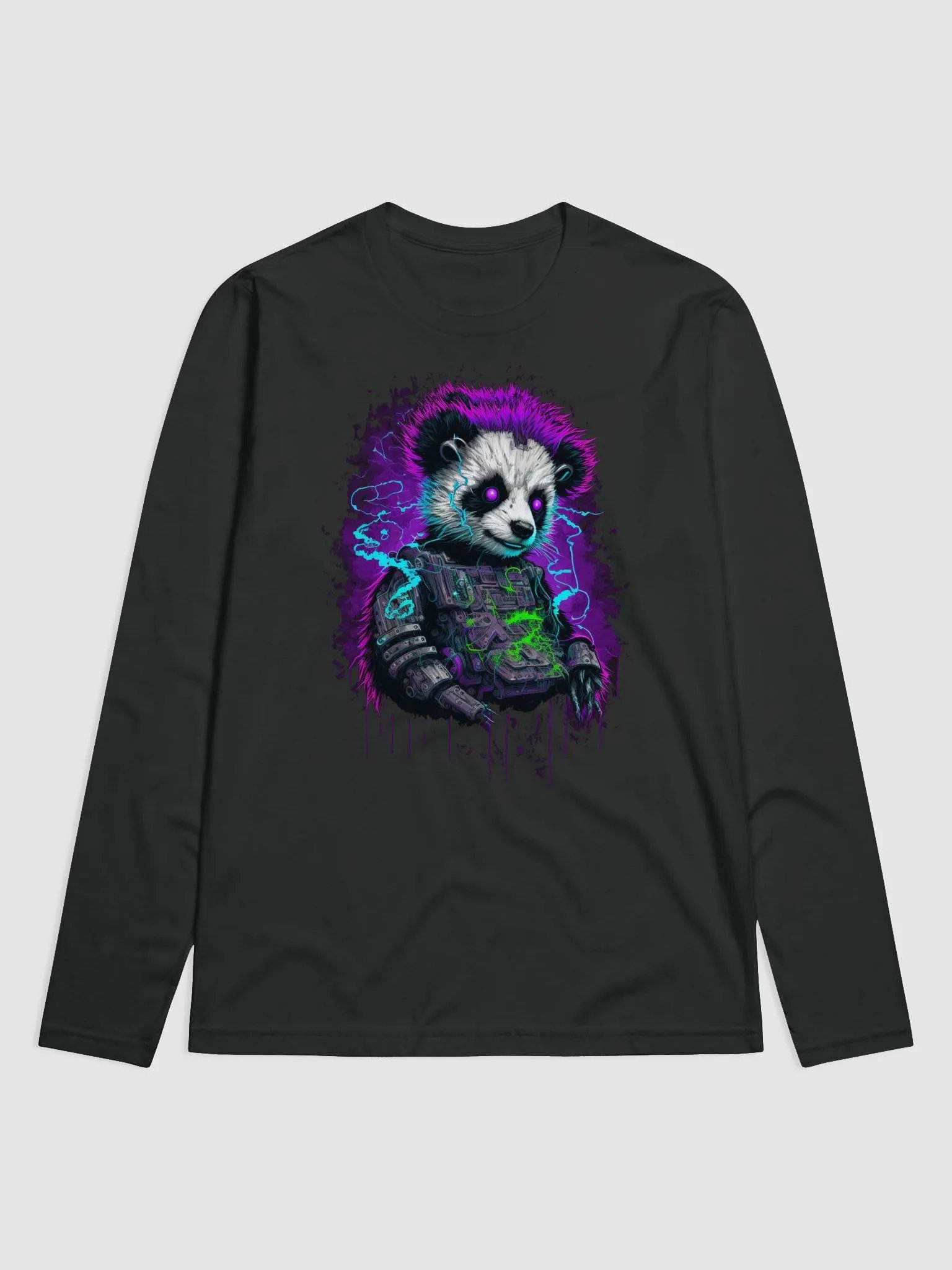 Cyberpunk Panda Long Sleeve product image (1)