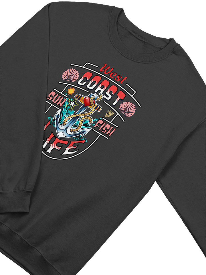 West Coast Life Nautical Crewneck Sweatshirt product image (2)