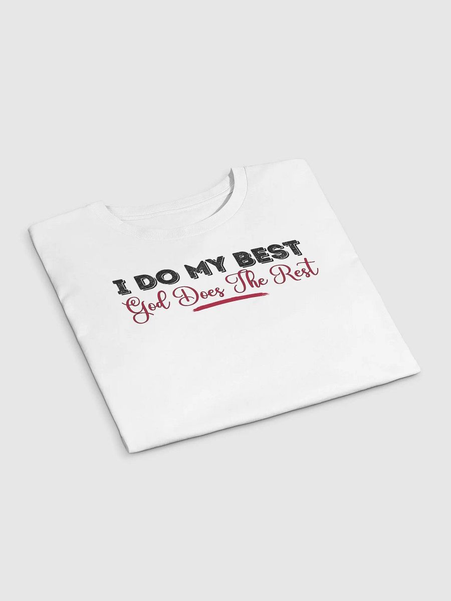 I Do My Best God Does The Rest Crop Top product image (3)