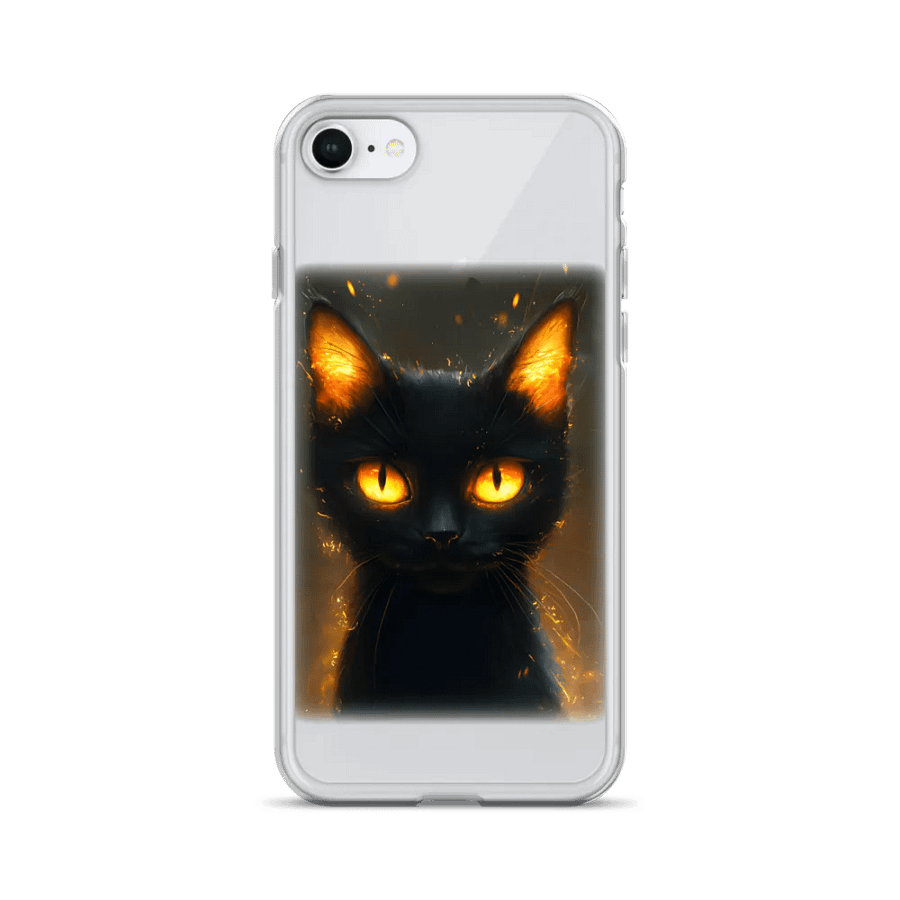 iPhone case with Fire Cat product image (3)