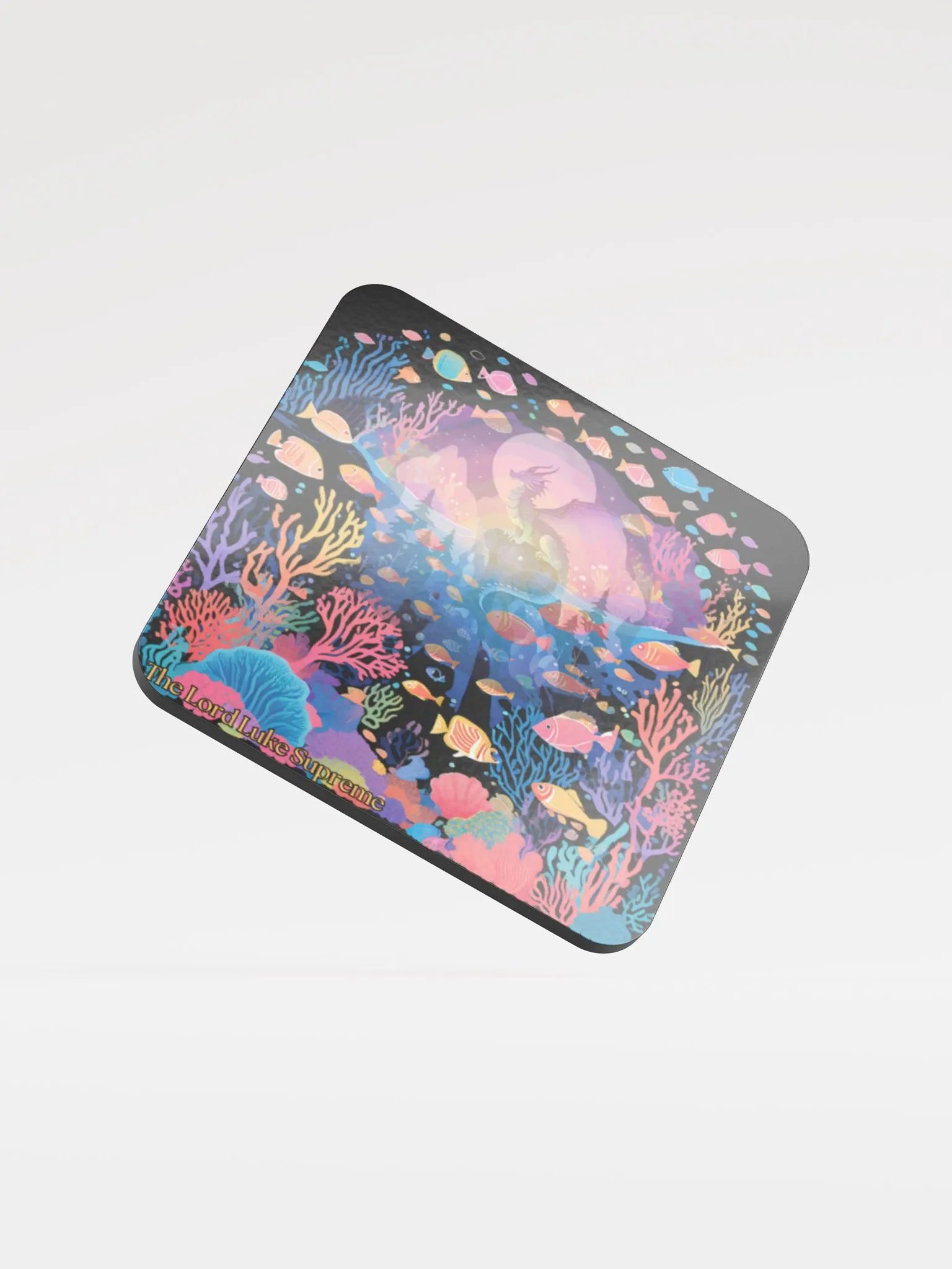 Underwater Wonderland Dragon Coaster Black product image (1)
