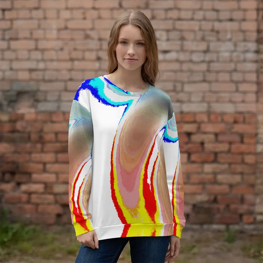 Cool Abstract Swirl Unisex Sweatshirt product image (3)