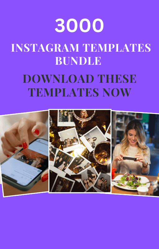 3000 INSTAGRAM TEMPLATES BUNDLE product image (1)