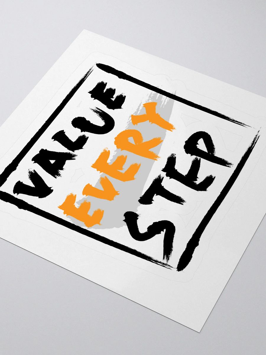Value Every Step Kiss Cut Stickers - Bold and Vibrant Design product image (9)