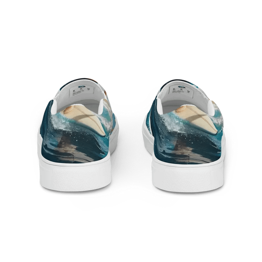 Riding the Wave Women's Canvas Slip-Ons product image (5)