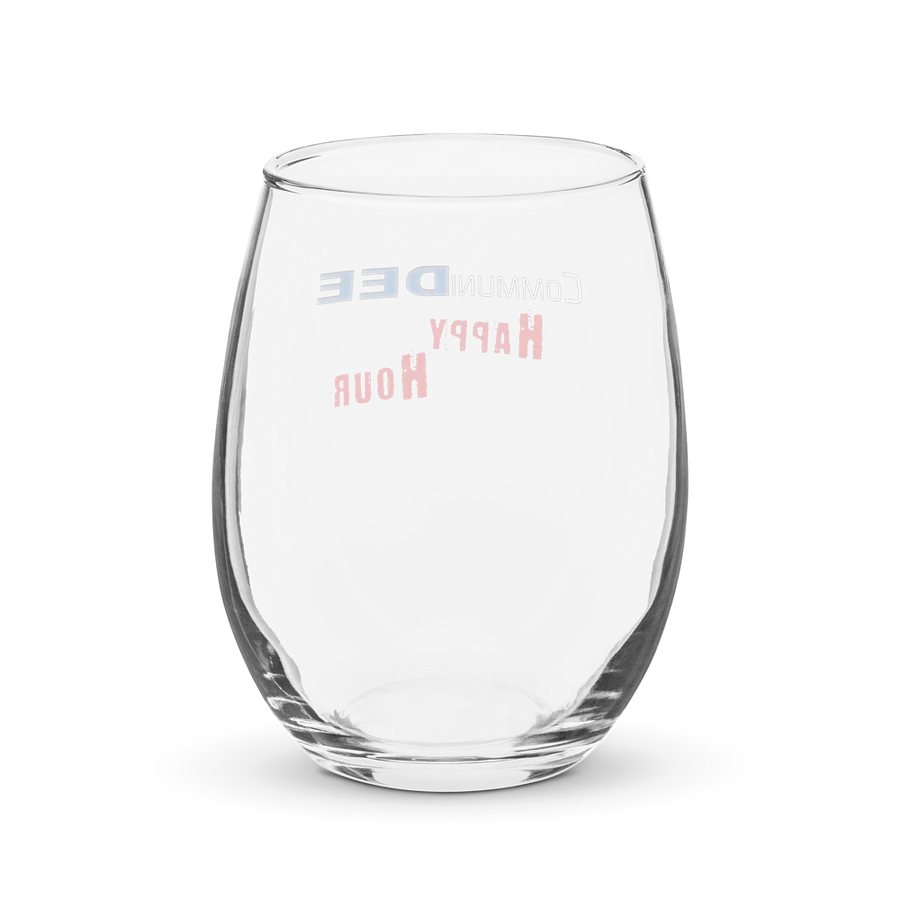 CommuniDEE Happy Hour Wine Glass product image (2)