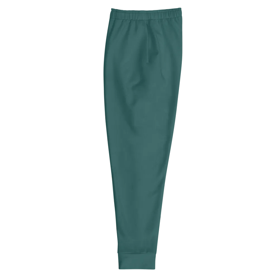 Plain Teal Green Soft Summer Recycled Polyester Premium Men's Joggers by Treasure Pie product image (6)