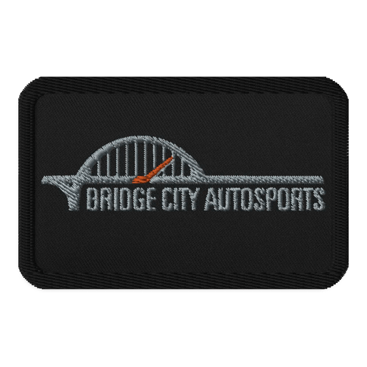 BCA Silver/Orange logo Patch Rectangle product image (1)