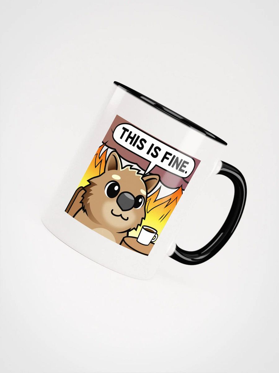 "This is fine" Coffee Mug product image (4)