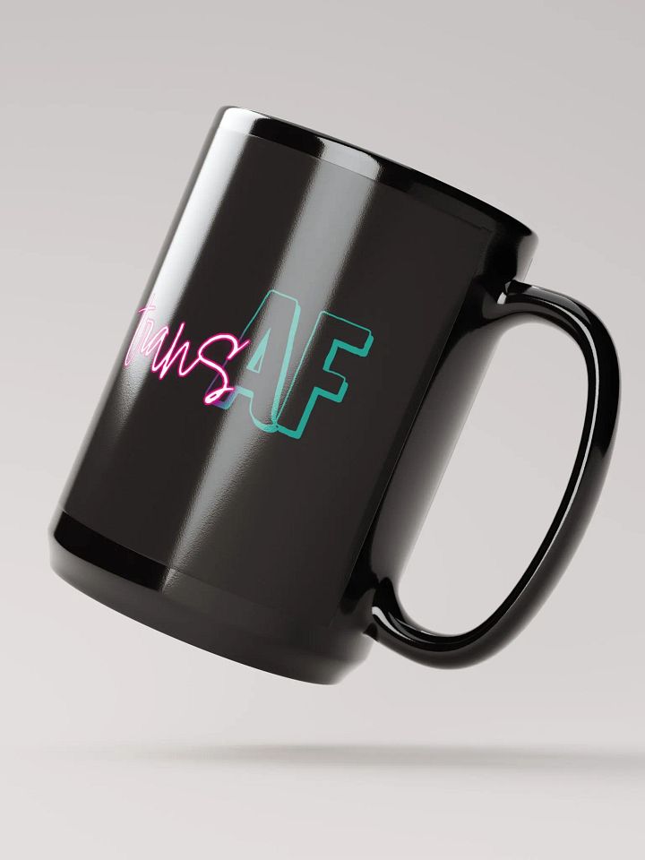 Trans AF Mug 15oz Black product image (2)