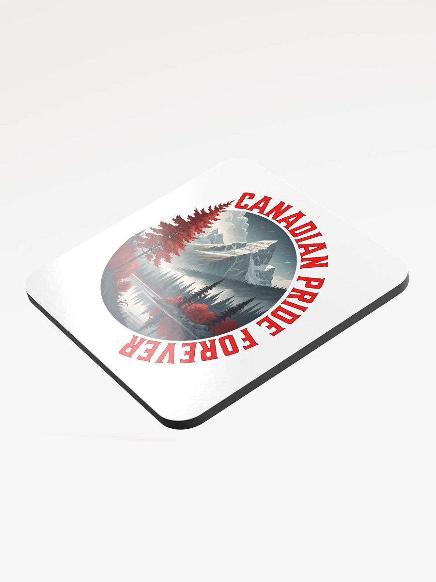 Canadian Pride Forever Glossed Cork Coaster product image (4)