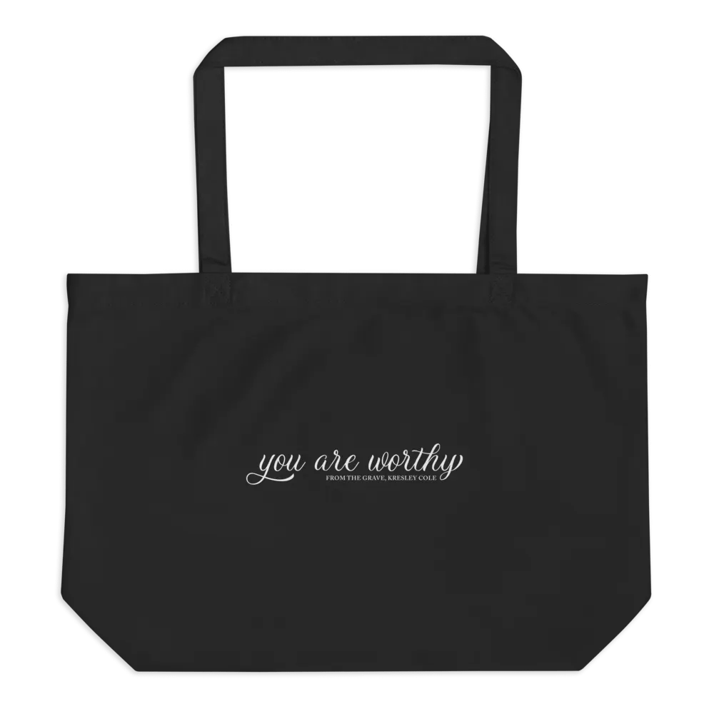 You Are Worthy Organic Cotton Tote product image (1)