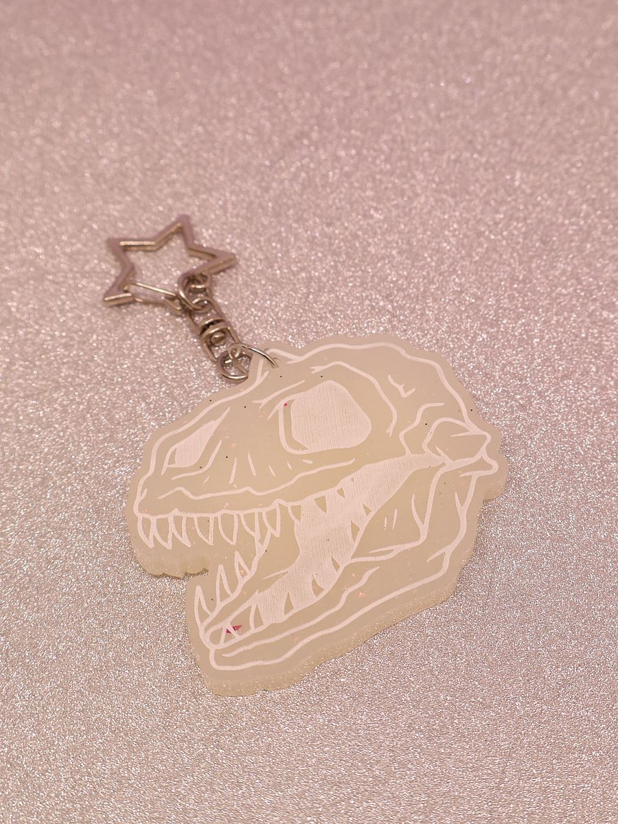 T-Rex Skull Fossil Keychain product image (7)