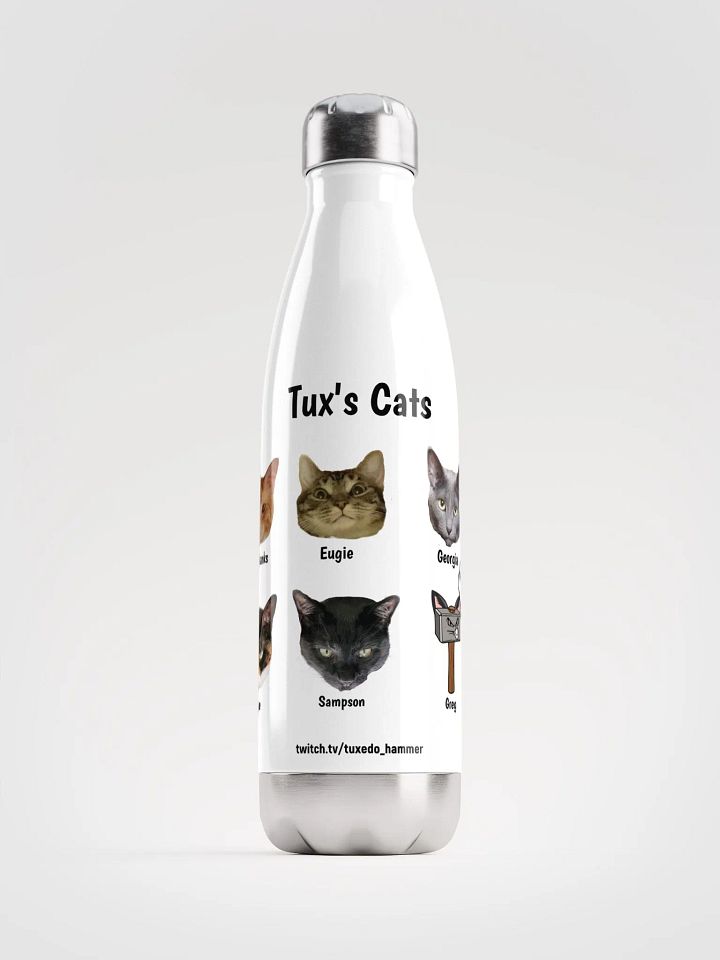 Tux's Cats Stainless Steel Water Bottle product image (1)