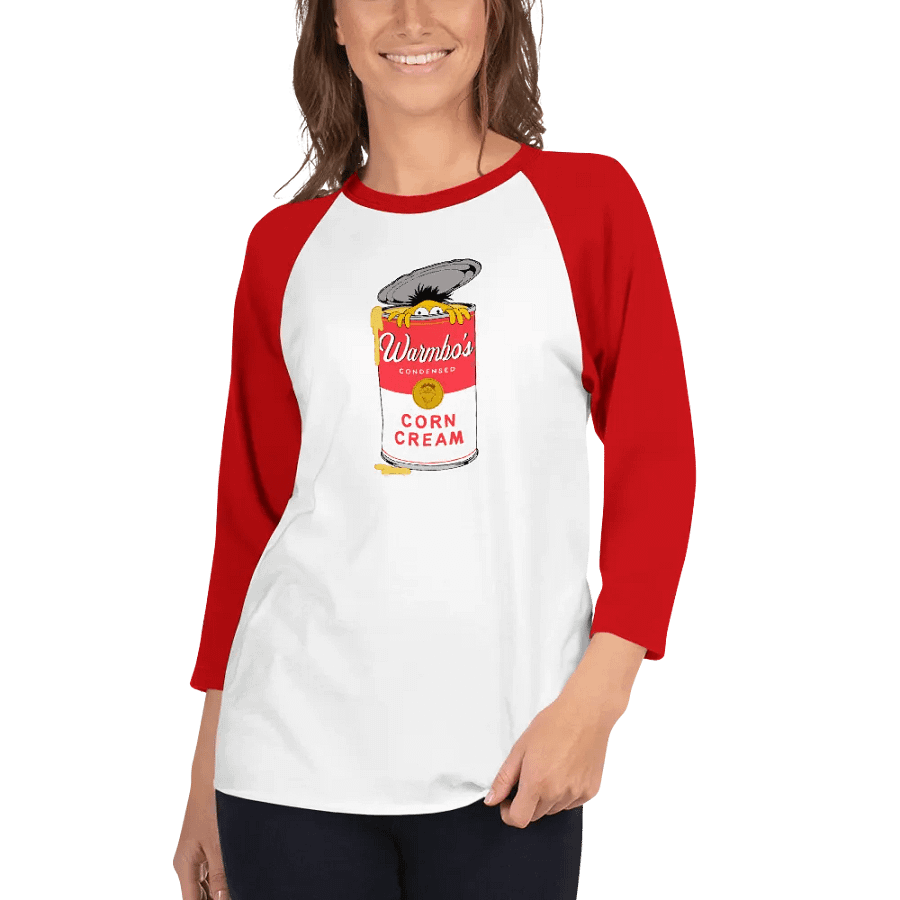 Warmbo's Corn Cream Raglan T-shirt product image (84)