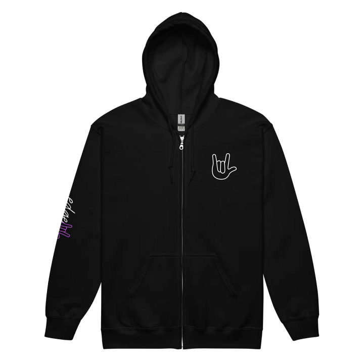 Love Breastpocket Zip-up Hoodie product image (2)