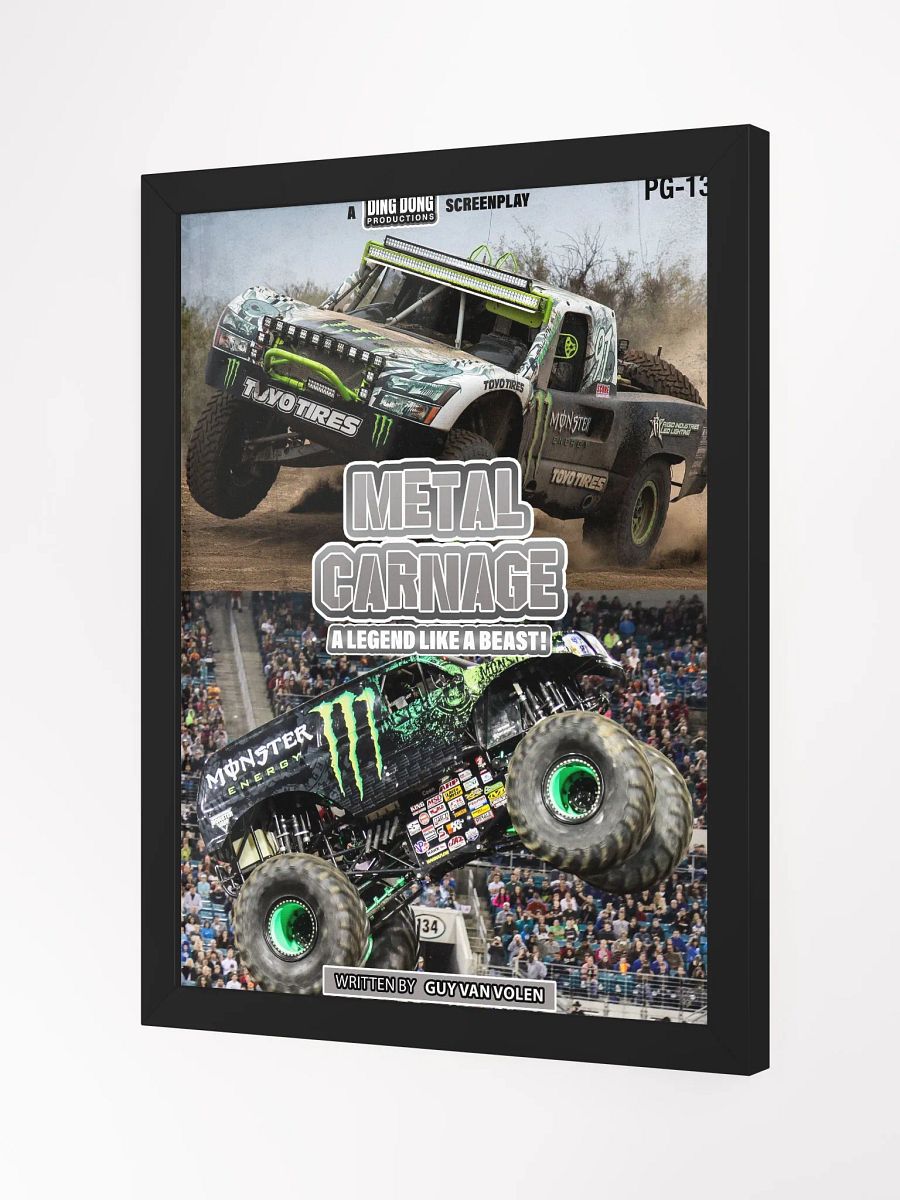 Metal Carnage Screenplay Poster In Frame product image (4)