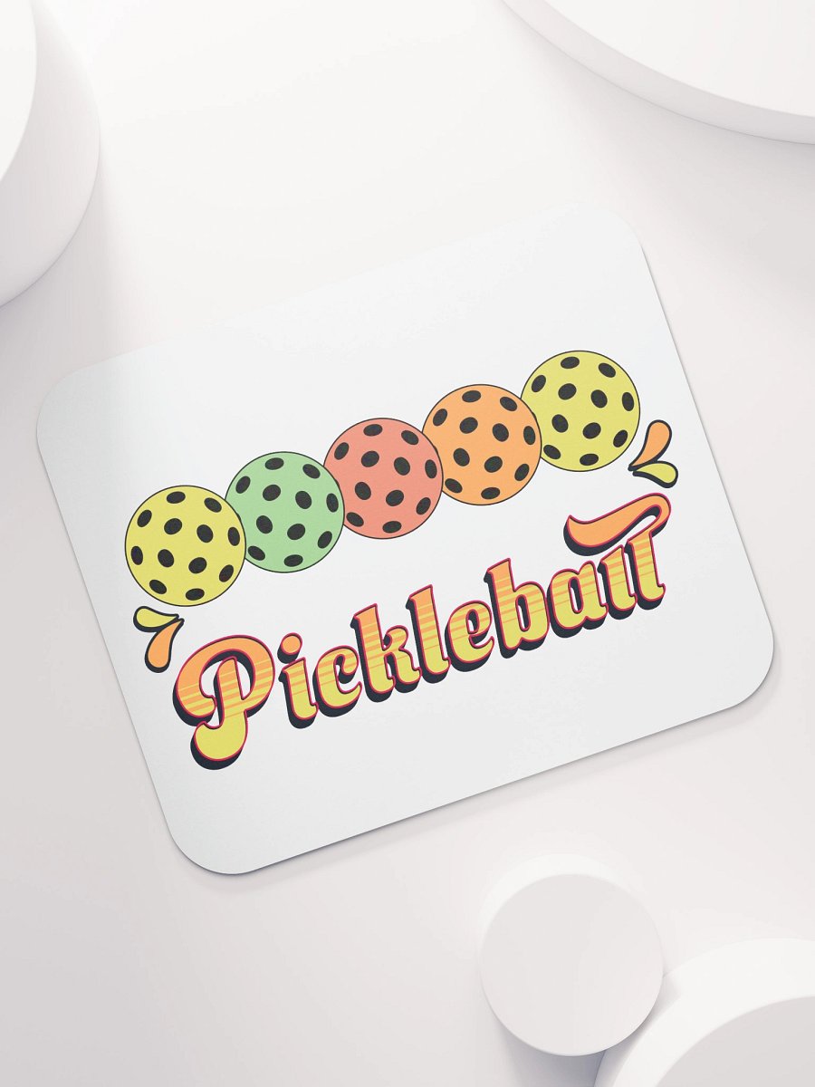 Pickleball Five Ball Row Fun Mouse Pad product image (4)