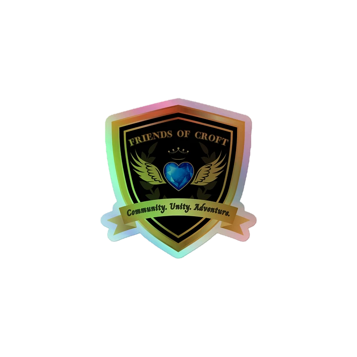 Friends of Croft Holographic Sticker product image (1)