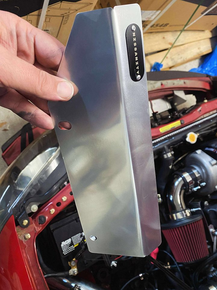 Turbo Heat Shield / Valve‑Cover Dress‑Up Plate – Raw product image (1)