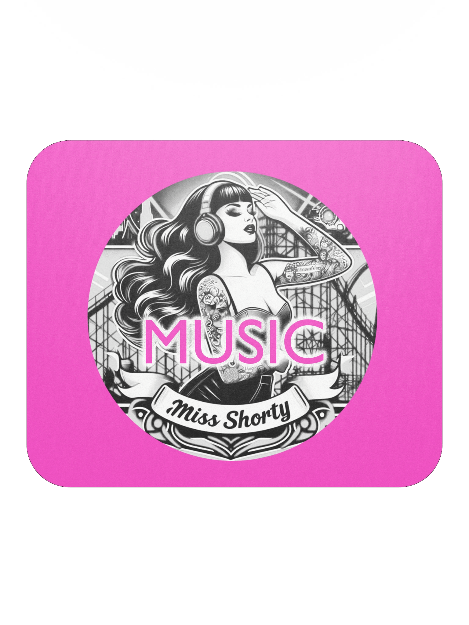 Miss Shorty Music Mouse Pad product image (2)
