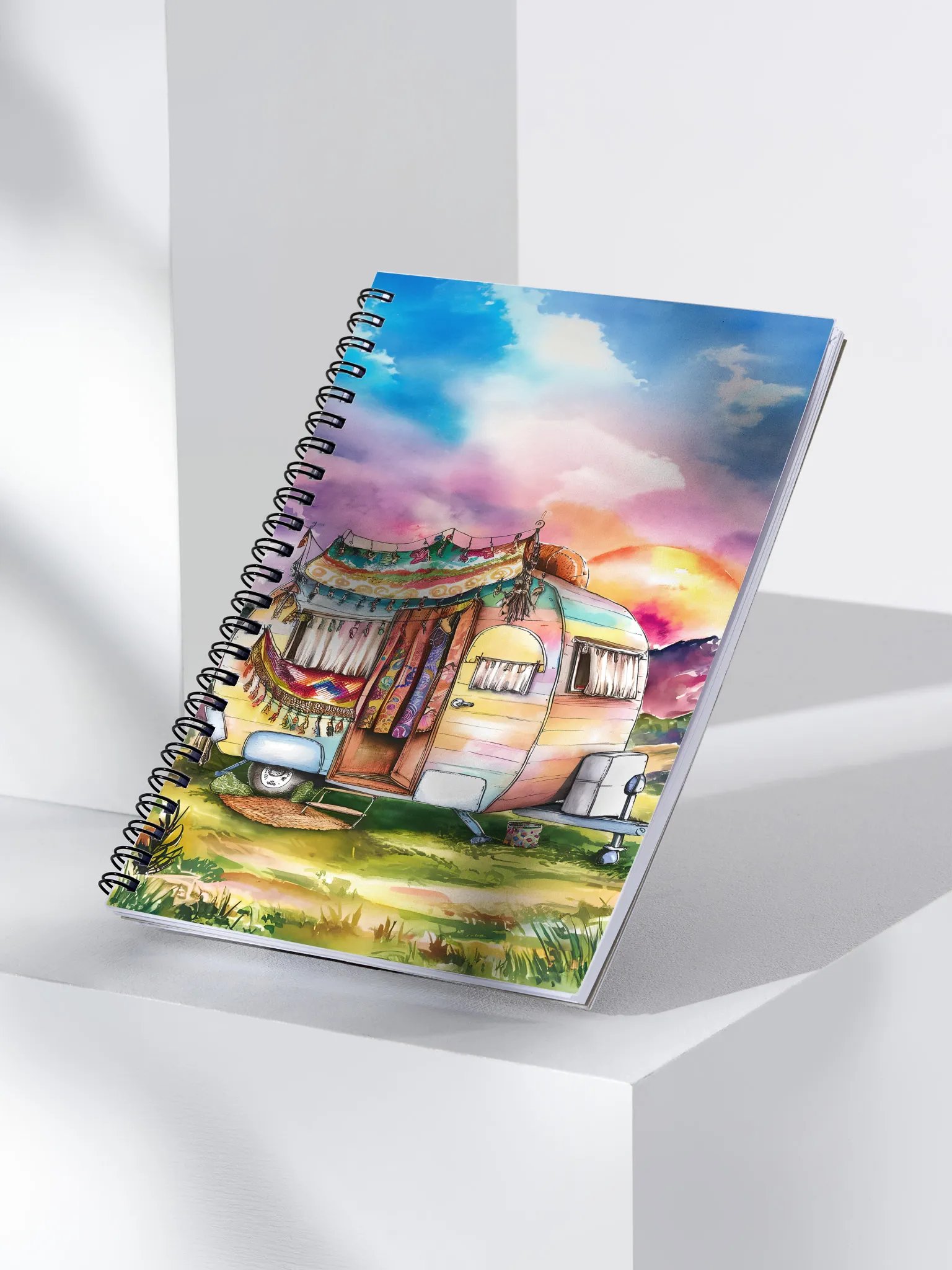 Boho Sunset Getaway Spiral Notebook product image (3)