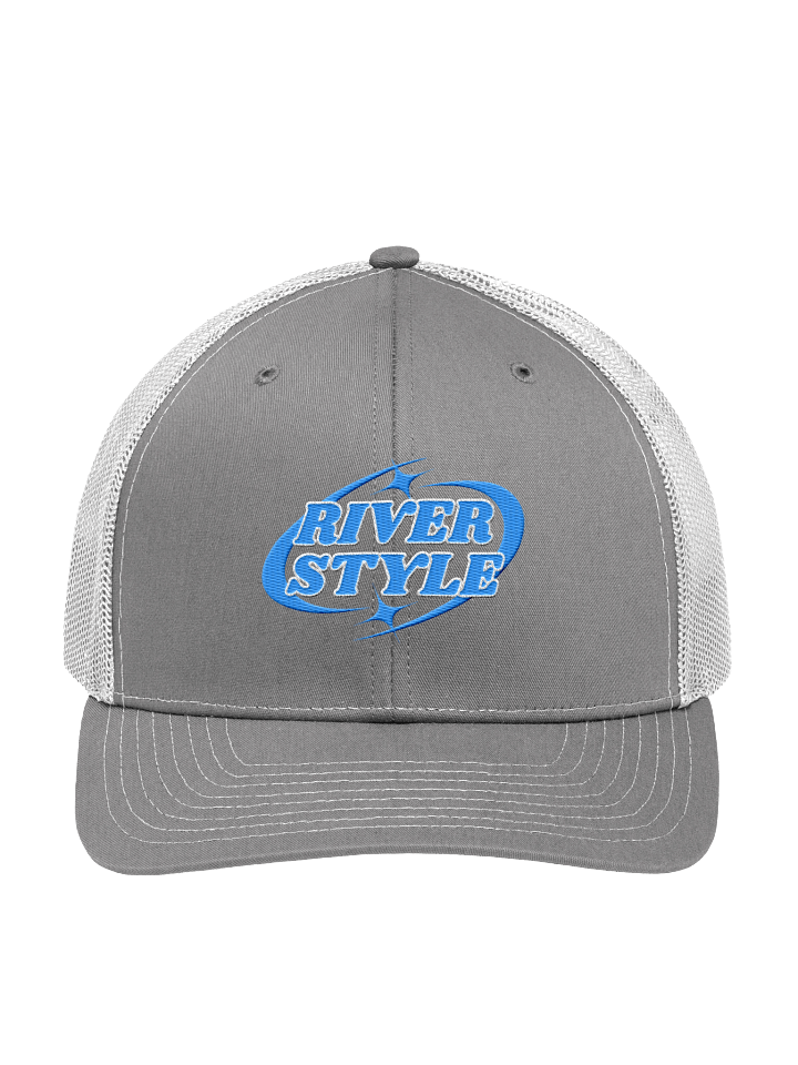 Starry River Style Blue Snapback Trucker Hat product image (1)