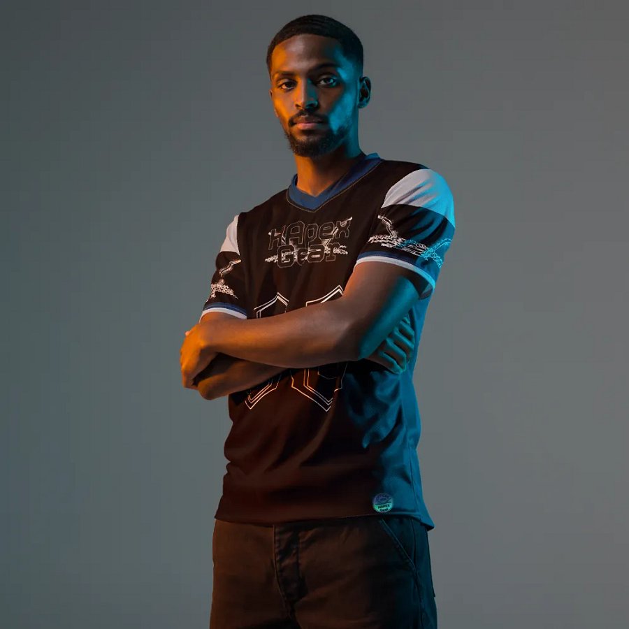 Rover's Morning Glory - Black - Recycled Unisex Sports Jersey - Black HApex Gear Black Logo product image (11)