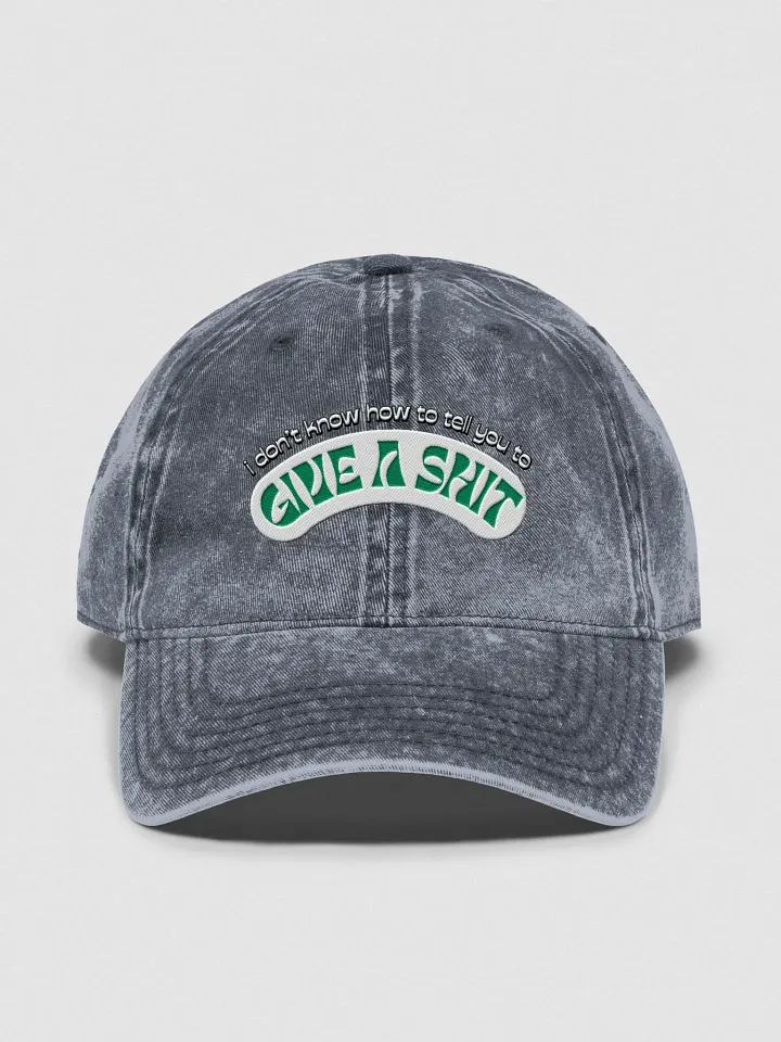 GIVE A SH*T vintage wash dad hat product image (23)