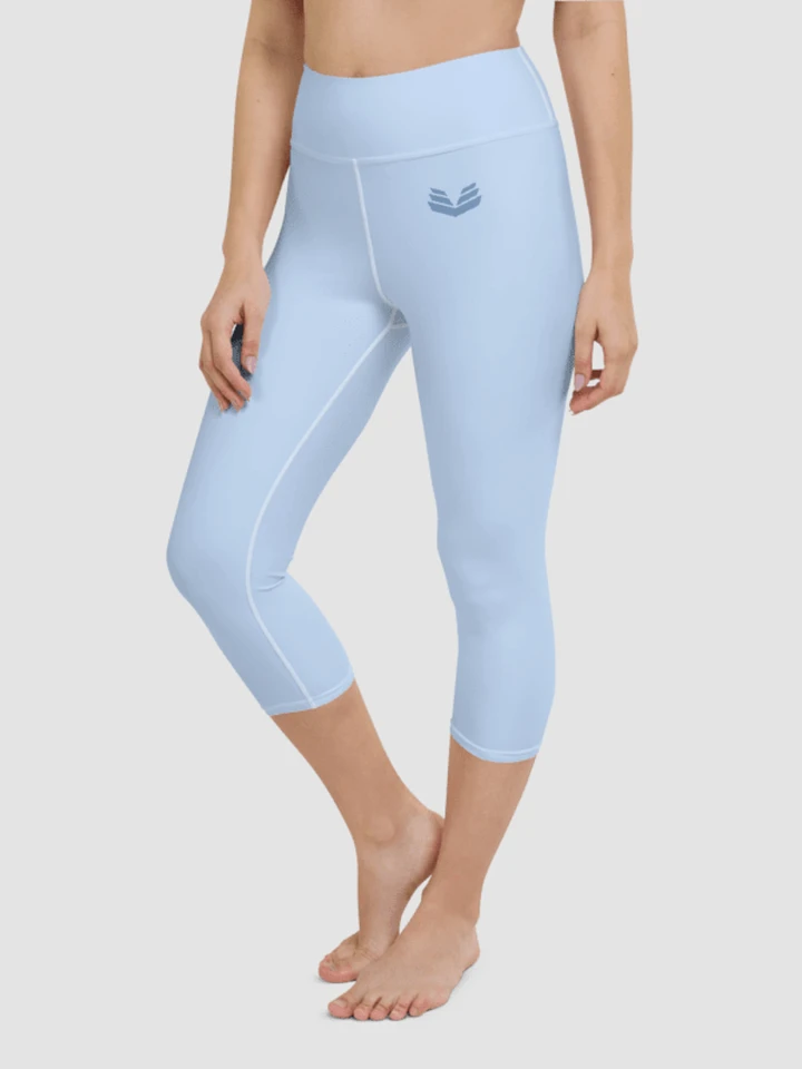 Yoga Capri Leggings - Light Blue product image (1)