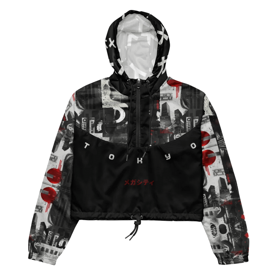 Tokyo Mega City Crop Hoodie Windbreaker product image (1)