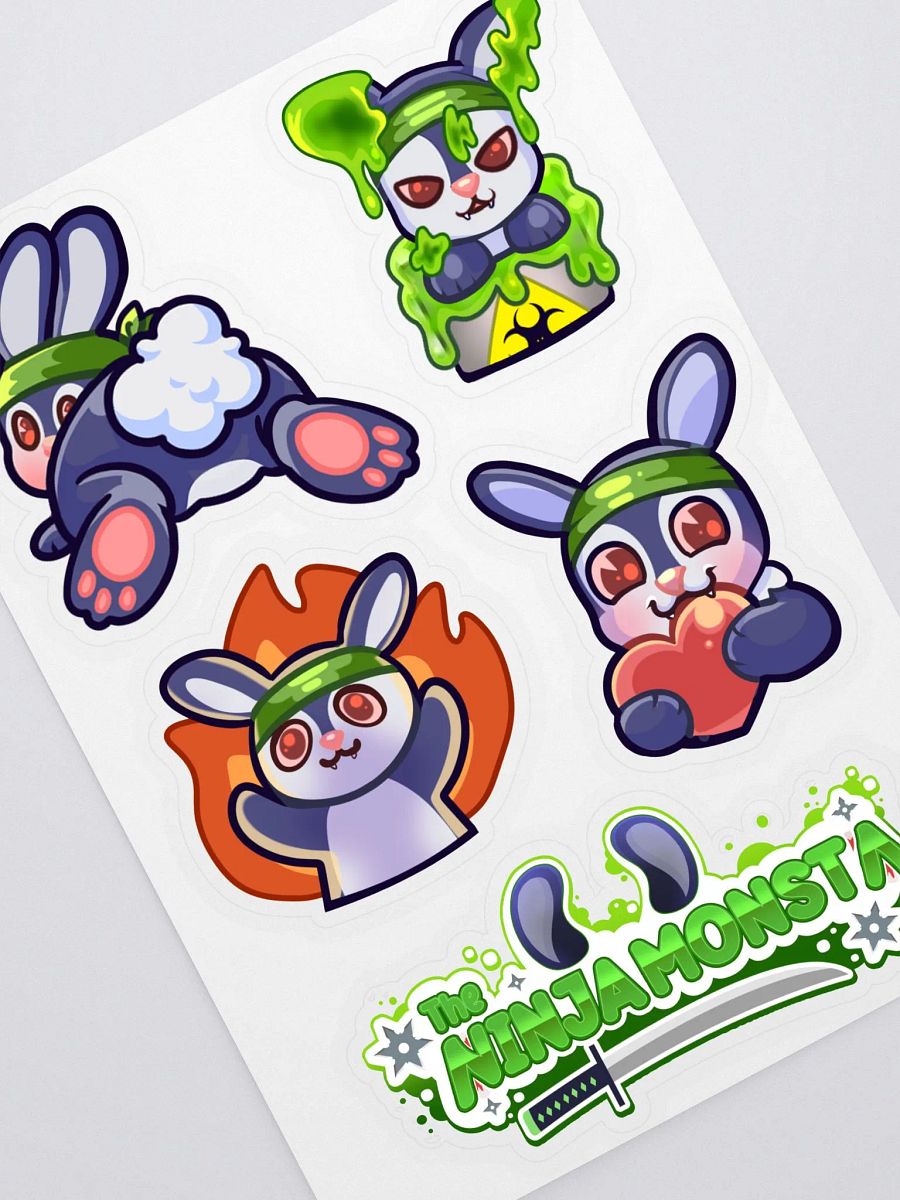 Ninja Monsta Stickers Version 2 product image (2)