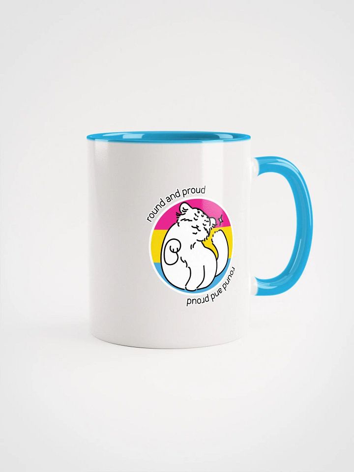 Round and Proud Manul Pansexual Version - Mug product image (2)