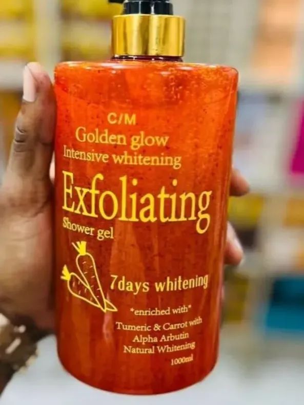 Golden Glow Intensive Whitening Exfoliating Shower Gel 1000ml. product image (3)