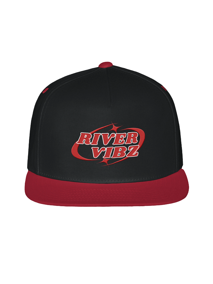 Starry River Vibz Red Flat Bill Snapback product image (1)