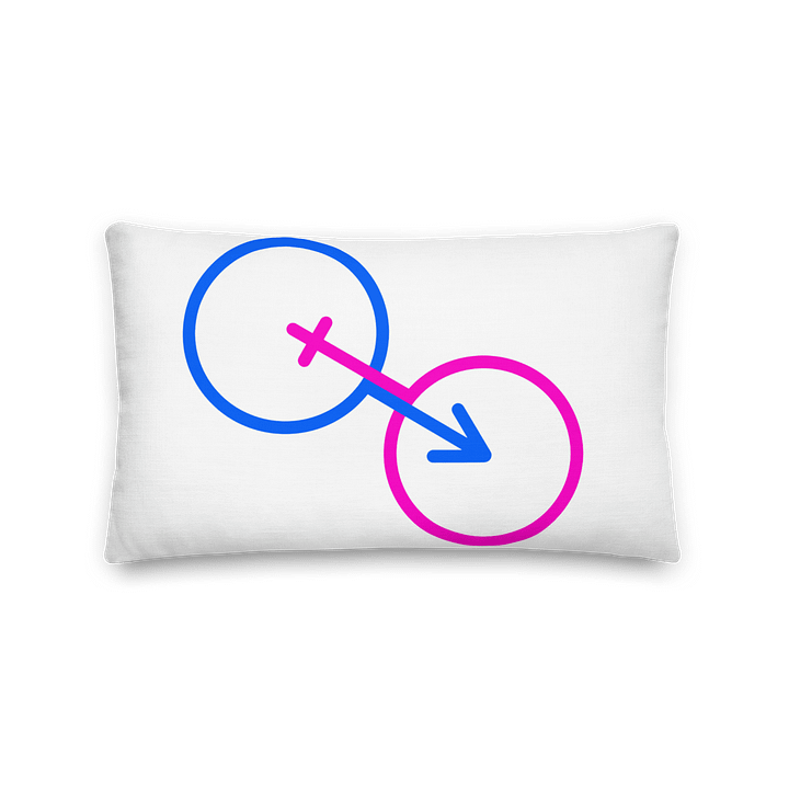 Interconnected Male & Female Decorative Pillow product image (2)