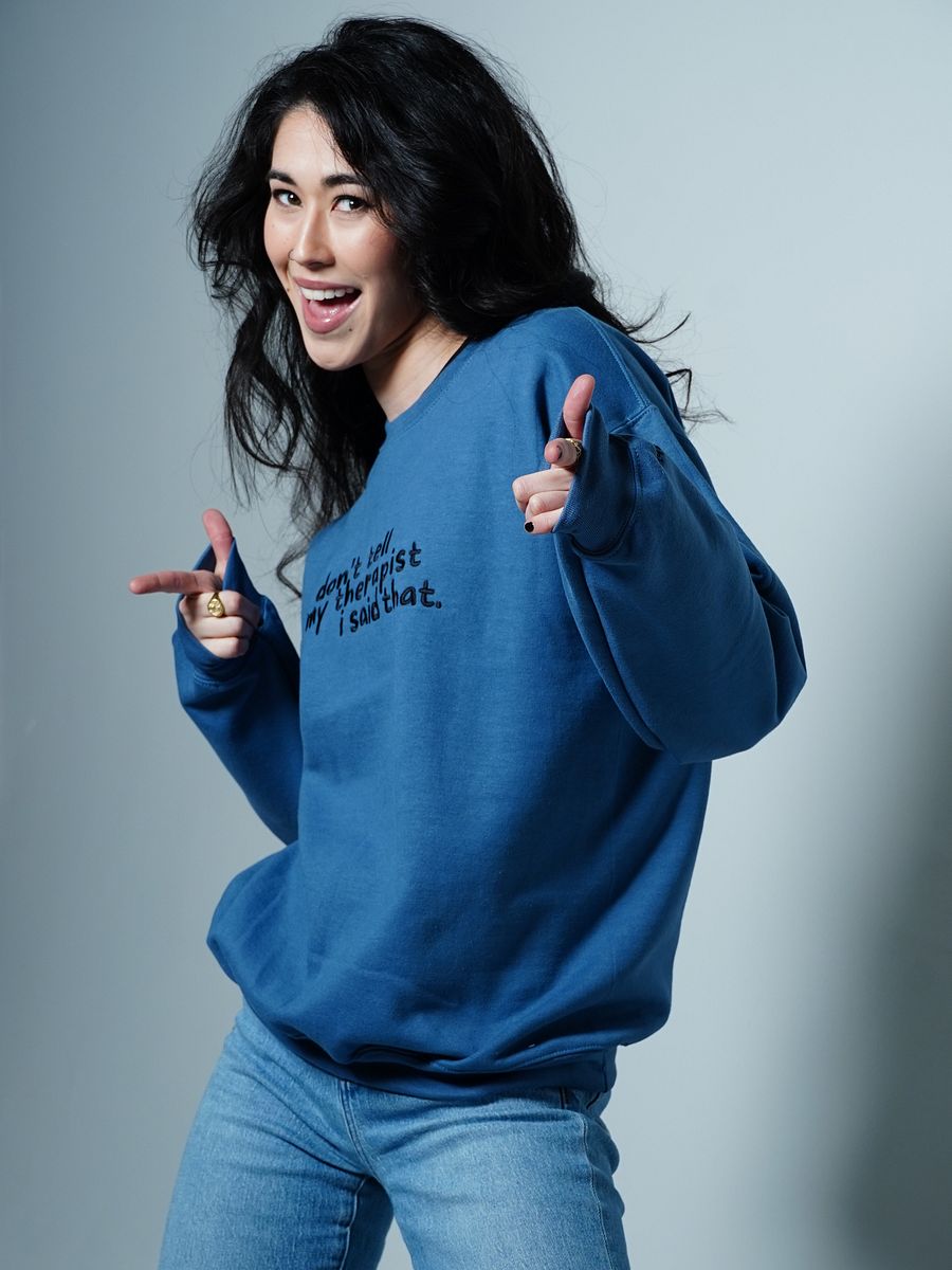 Conducive Crewneck Sweatshirt (Embroidered - Dark Thread) product image (8)