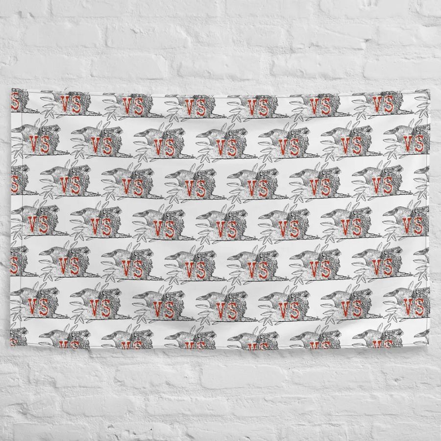 Crow vs Lion Flag product image (10)