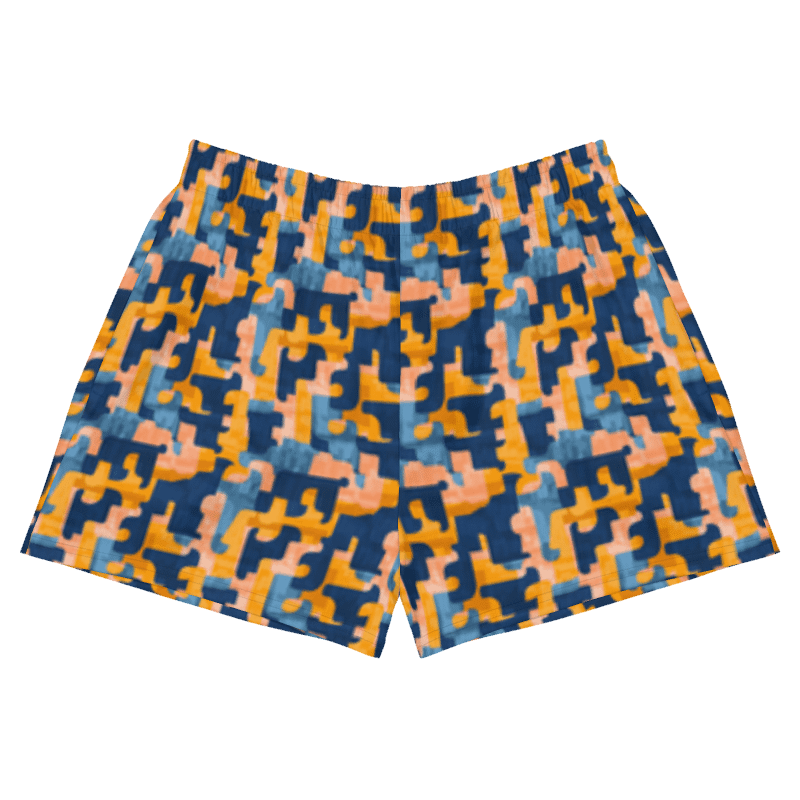 Flowing Shapes | Unisex Athletic Shorts product image (2)