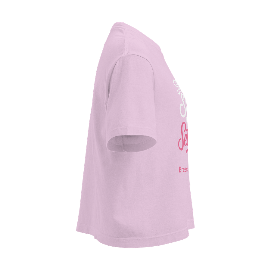 Fighter Warrior Survivor - Breast Cancer Awareness Heavyweight Boxy T-Shirt product image (4)