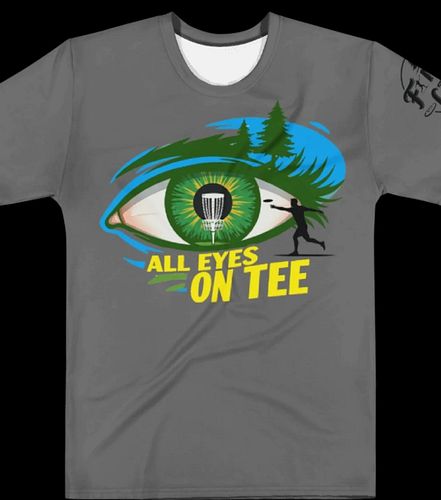 All eyes on tee grab this and others like it in the Fabcy Lads Shop. Orders over $75 get 10% off & free shipping. #discgolfap...
