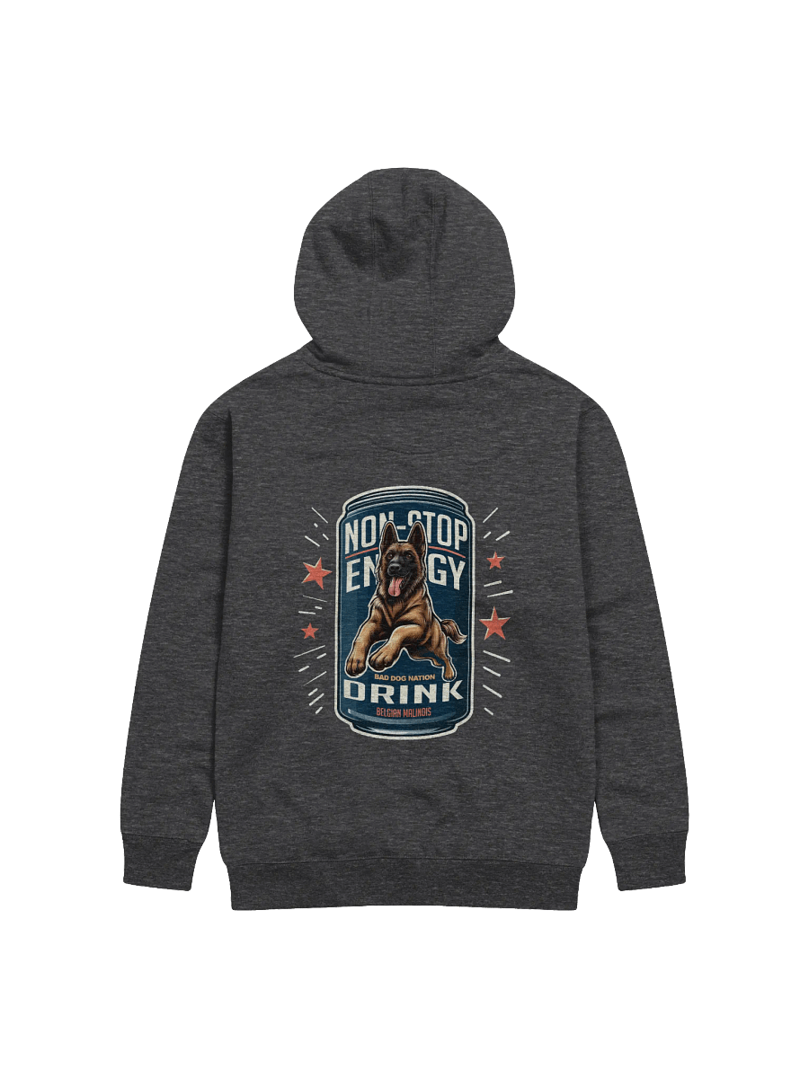 Malinois Energy Drink - Premium Adult Unisex Hoodie product image (7)