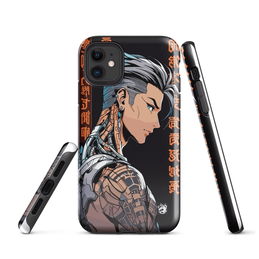 Cybernetic Silver Tattoo iPhone® Tough Case product image (1)